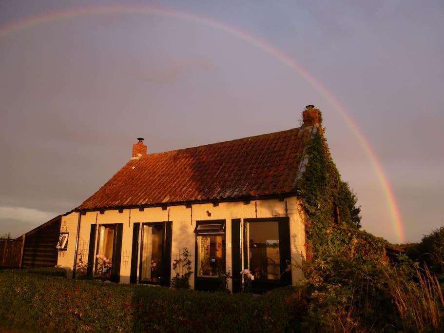 Dijkhuisje Zeeland Waterlandkerkje Exteriér fotografie